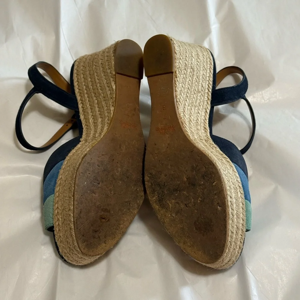 Coach Farren Suede Wedge Sandal - Picture 7 of 10